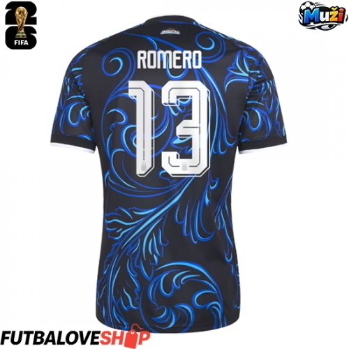 Dres Argentína Cristian Romero #13 Preč MS 2026 Krátky Rukáv